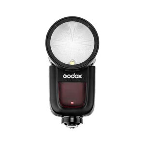 GODOX V1-C V1 Li-on TTL On-Camera Round Flash Speedlight Compatible with Canon, Black