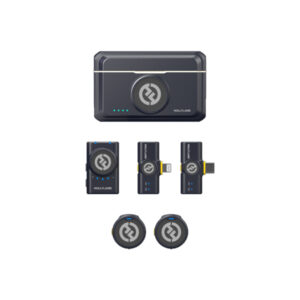 hollyland LARK M2 is a lightweight wireless microphone weighing only 9 grams. It is perfect for vloggers, podcasters, filmmakers, and others who want to effortlessly record professional audio for their videos. With lossless sound reproduction and a 40-hour[1] battery life, it delivers high-quality uninterrupted audio recording every time.