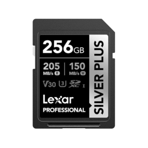 Lexar V30 UHS1 256gb SD Card for DSLR / Mirrorless Camera