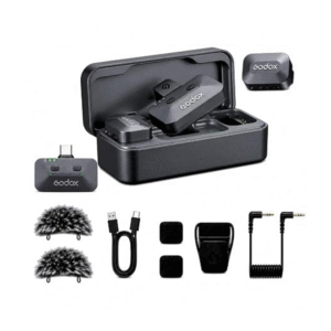 Godox Alink Kit2 Wireless Microphone for Camera, iPhone & Android